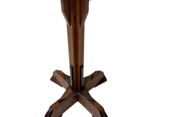 Art Deco Amsterdamse School Petite Pedestal Table, 1920s